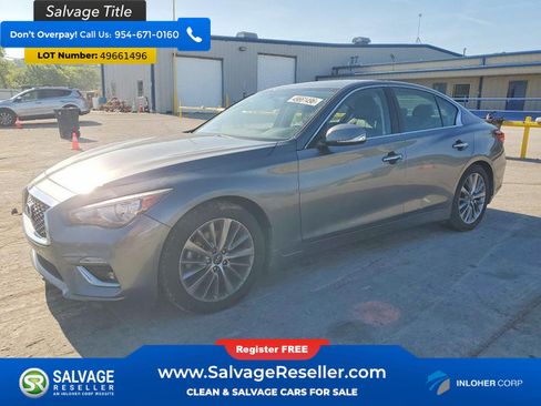 Used 2019 INFINITI Q50 Luxe w/ Cargo Package (L96) RWD image 1
