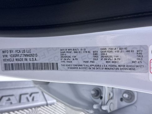 Used 2022 RAM 1500 Laramie AWD/4WD image 34