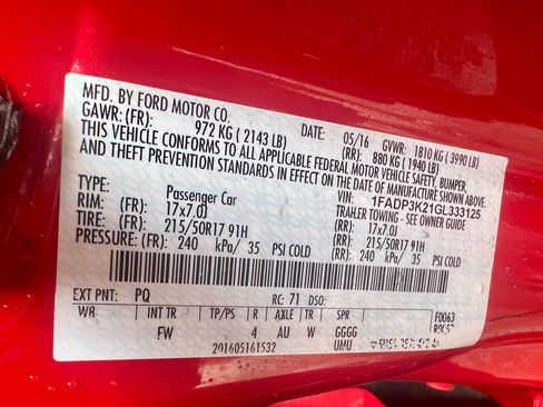 Used 2016 Ford Focus SE w/ Equipment Group 201A FWD image 22
