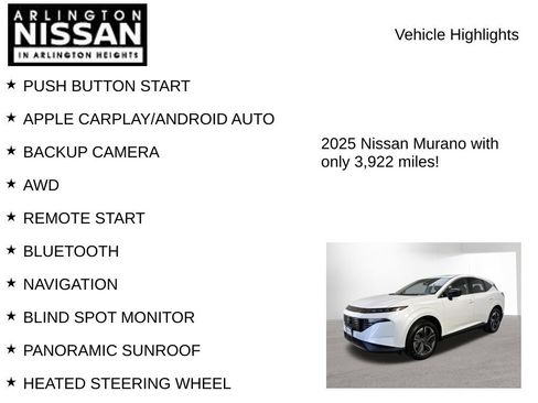 Used 2025 Nissan Murano SL AWD/4WD image 8
