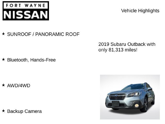 Used 2019 Subaru Outback 2.5i Limited AWD/4WD image 7