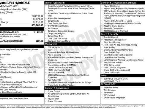 Used 2021 Toyota RAV4 XLE w/ Convenience Package image 30