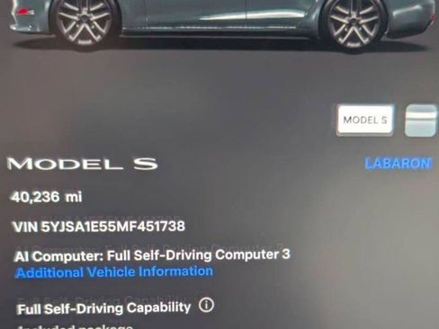 Used 2021 Tesla Model S Long Range AWD/4WD image 2