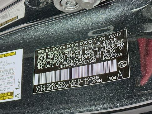 Used 2019 Lexus RC F F image 35