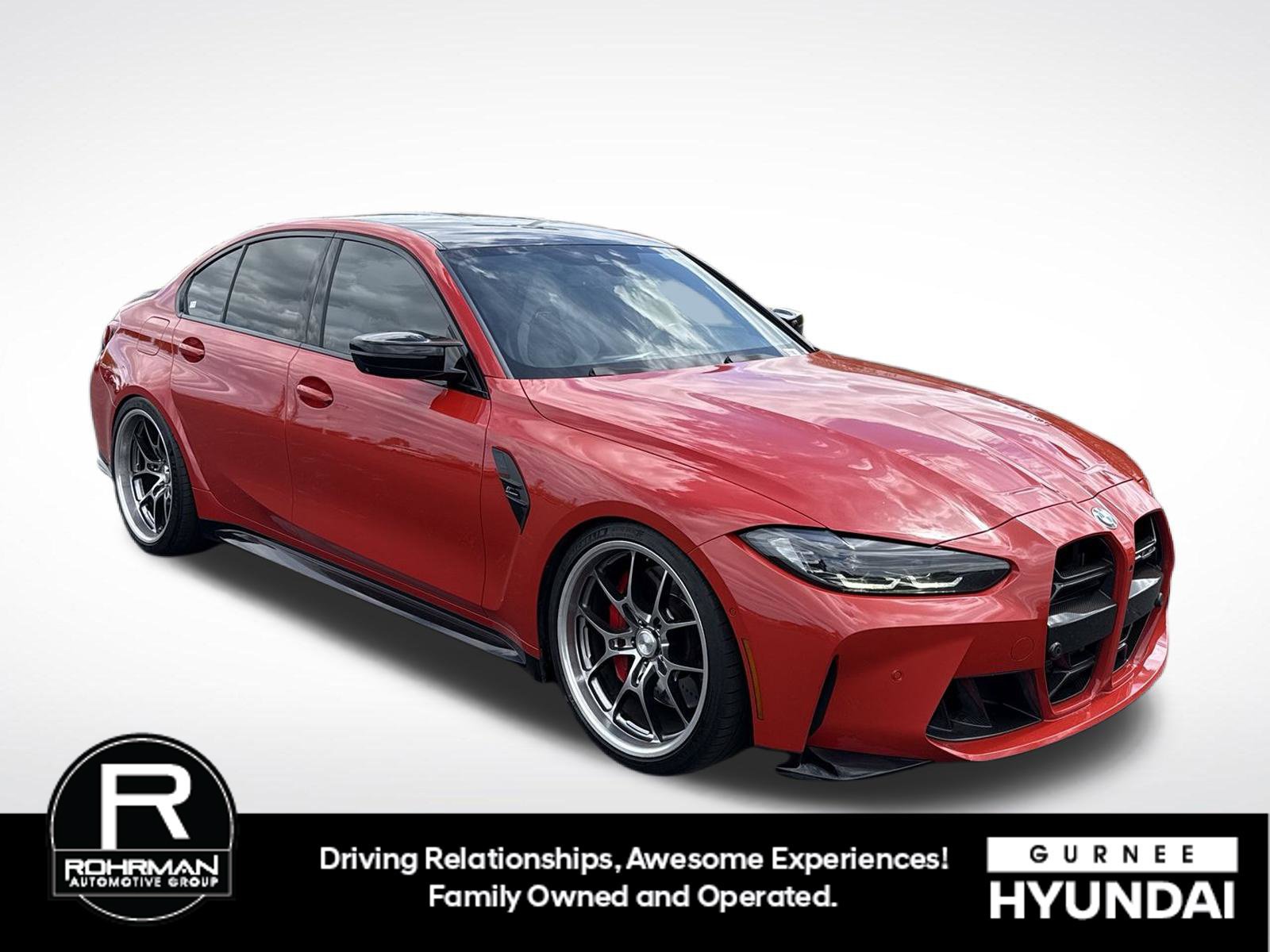 Used 2021 BMW M3 Competition w/ Parking Assistance Package RWD image 2