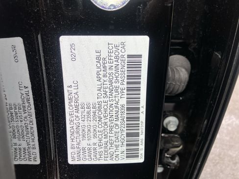 Certified 2025 Honda Accord LX image 36