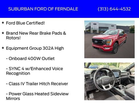 Certified 2022 Ford F150 XLT w/ Equipment Group 302A High AWD/4WD image 4