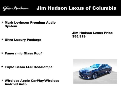 Certified 2025 Lexus ES 350 Ultra Luxury w/ Accessory Package (Z2) image 3