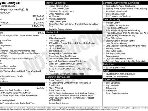 Used 2023 Toyota Camry SE image 4