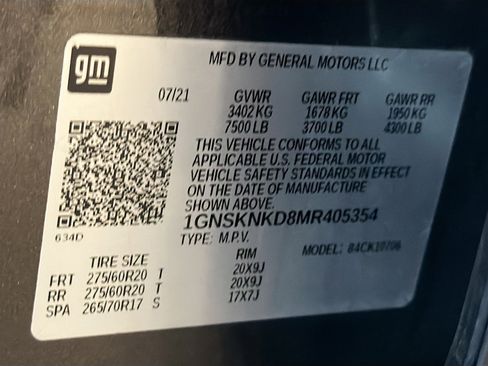 Used 2021 Chevrolet Tahoe LT AWD/4WD image 12