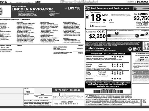 Used 2020 Lincoln Navigator L 4WD image 55
