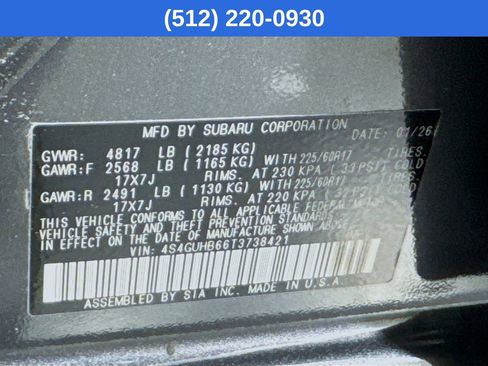 Certified 2026 Subaru Crosstrek 2.5i AWD/4WD image 39