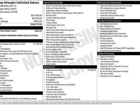 Used 2013 Jeep Wrangler Unlimited Sahara w/ Trailer Tow Group image 6