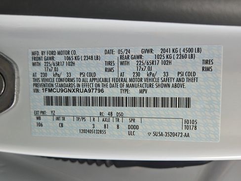 Used 2024 Ford Escape Active AWD/4WD image 25