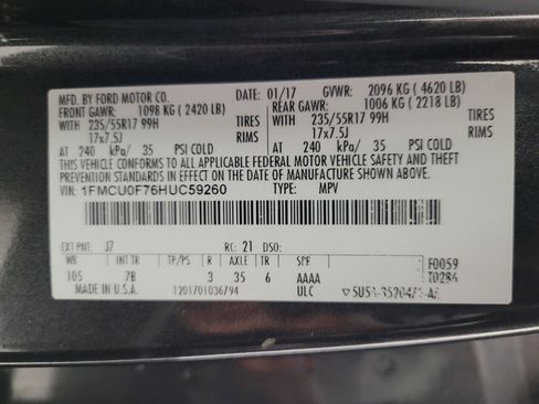 Used 2017 Ford Escape S FWD image 33