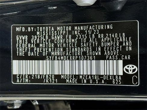 Certified 2024 Toyota Corolla LE image 16