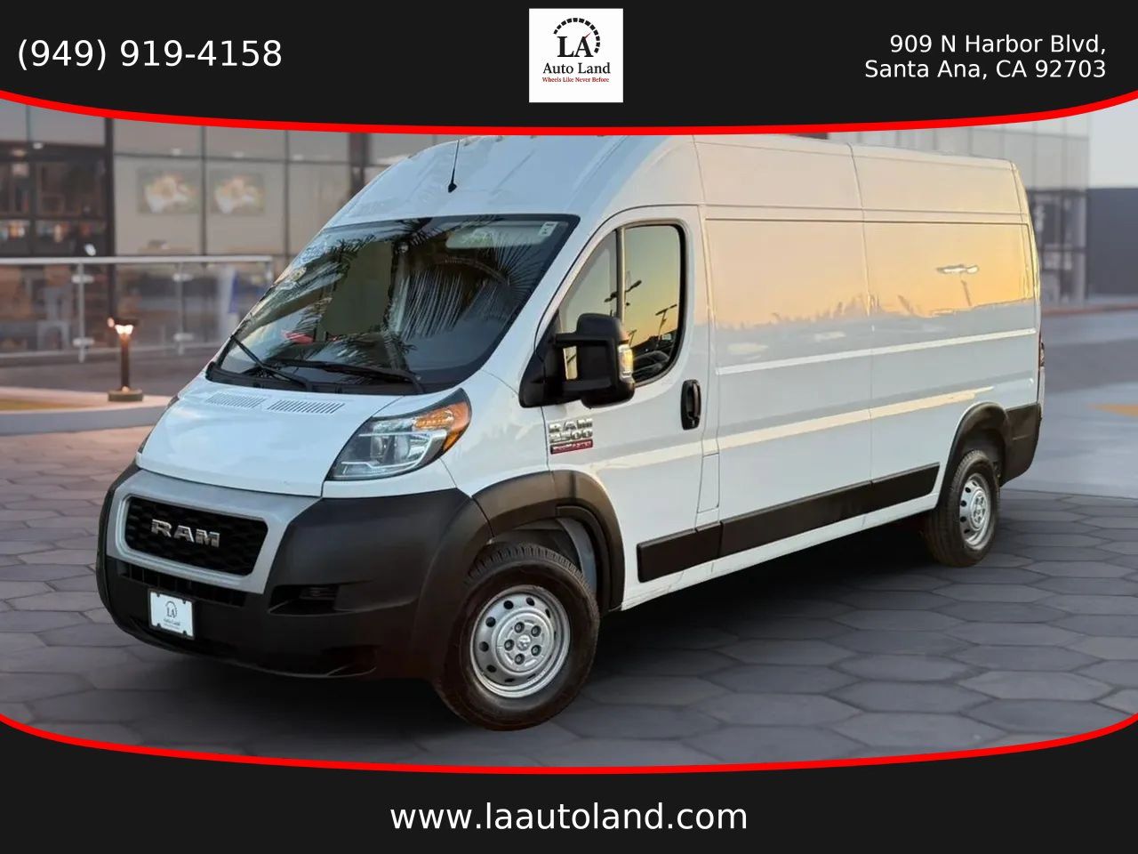 Used 2021 RAM ProMaster 2500 w/ Interior LED Lighting Group FWD image 1