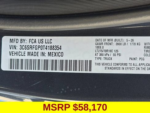 New 2026 RAM 1500 Warlock AWD/4WD image 43