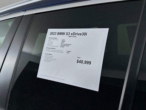 Used 2023 BMW X3 xDrive30i w/ Convenience Package image 12