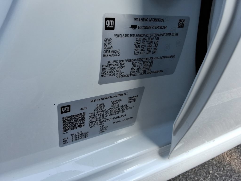 New 2026 Chevrolet Silverado 2500 Custom w/ Custom Value Package AWD/4WD image 32