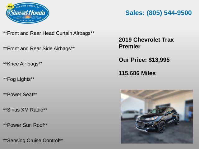 Used 2019 Chevrolet Trax Premier w/ Midnight Edition FWD image 6