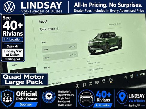 Used 2022 Rivian R1T Adventure AWD/4WD image 21