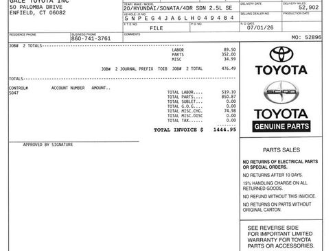 Used 2020 Hyundai Sonata SE FWD image 13