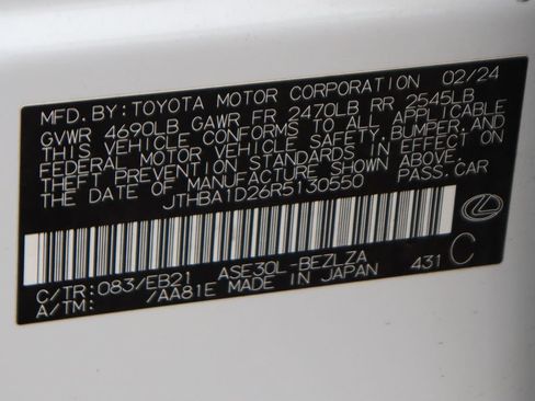 Used 2024 Lexus IS 300 F Sport w/ Accessory Package 2 RWD image 46