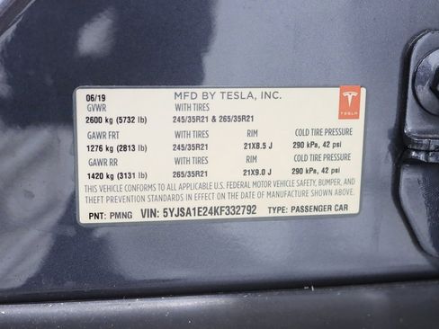 Used 2019 Tesla Model S AWD image 40