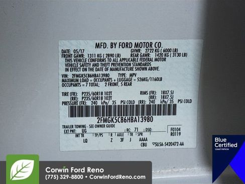 Certified 2017 Ford Flex SEL w/ Equipment Group 202A image 37