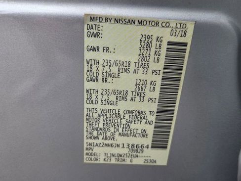 Used 2018 Nissan Murano SV image 19