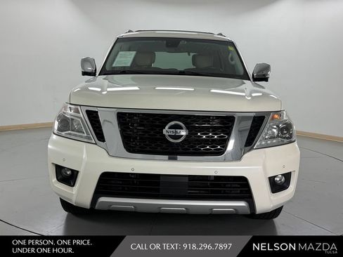 Used 2017 Nissan Armada Platinum w/ Captain Seat Package AWD/4WD image 2