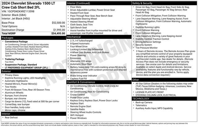Certified 2024 Chevrolet Silverado 1500 LT AWD/4WD image 33