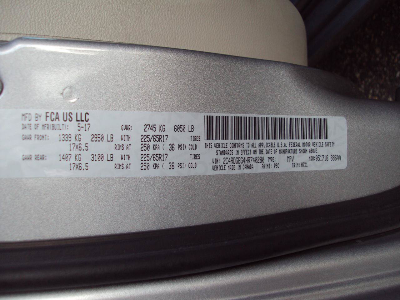 Used 2017 Dodge Grand Caravan SE w/ Power Window Group FWD image 36