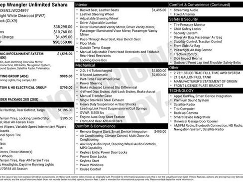 Used 2018 Jeep Wrangler Unlimited Sahara image 27