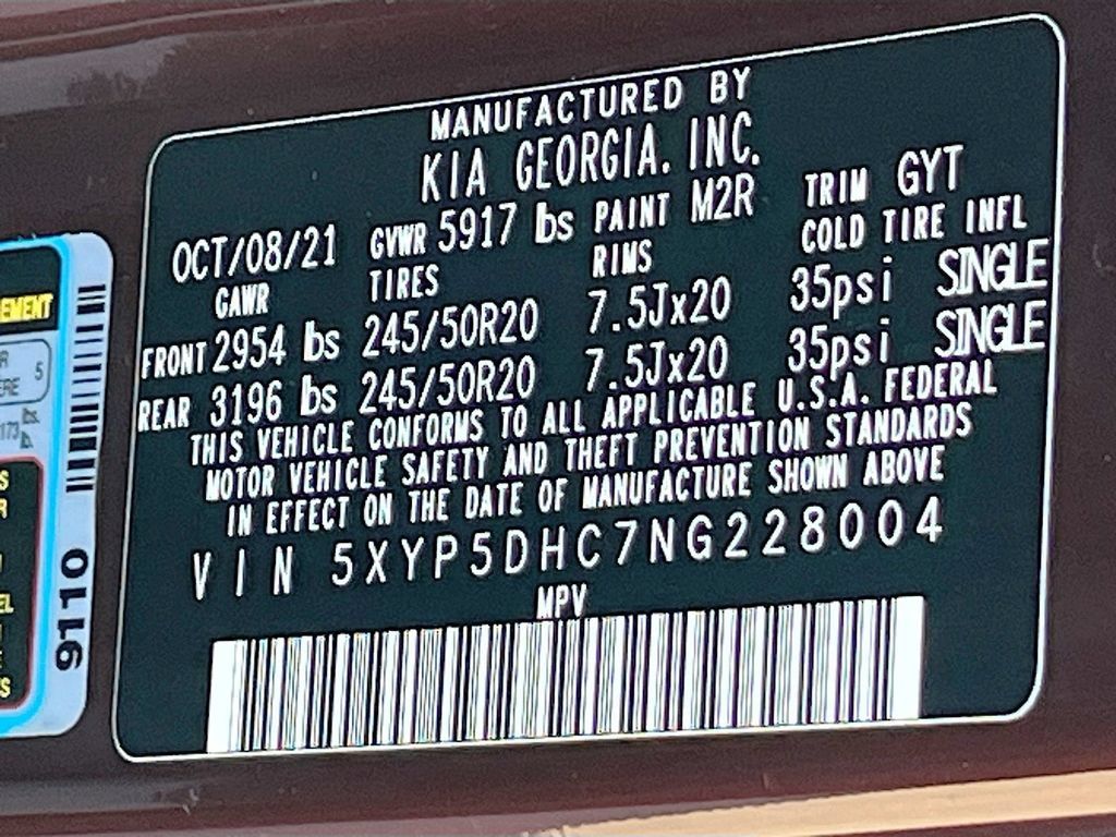 Used 2022 Kia Telluride SX w/ Nightfall Edition Package AWD/4WD image 35