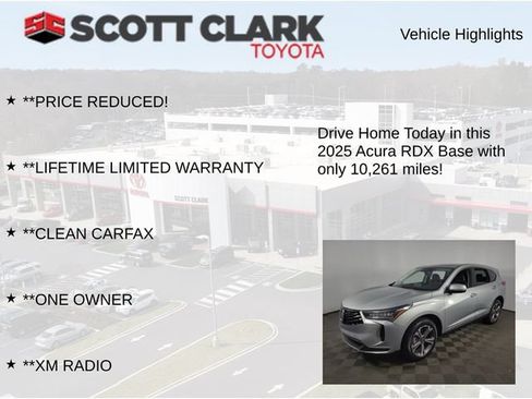 Used 2025 Acura RDX w/ Technology Package AWD/4WD image 12