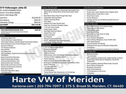 Used 2019 Volkswagen Jetta SE w/ Cold Weather Package