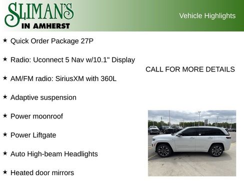 Used 2022 Jeep Grand Cherokee Overland AWD/4WD image 7