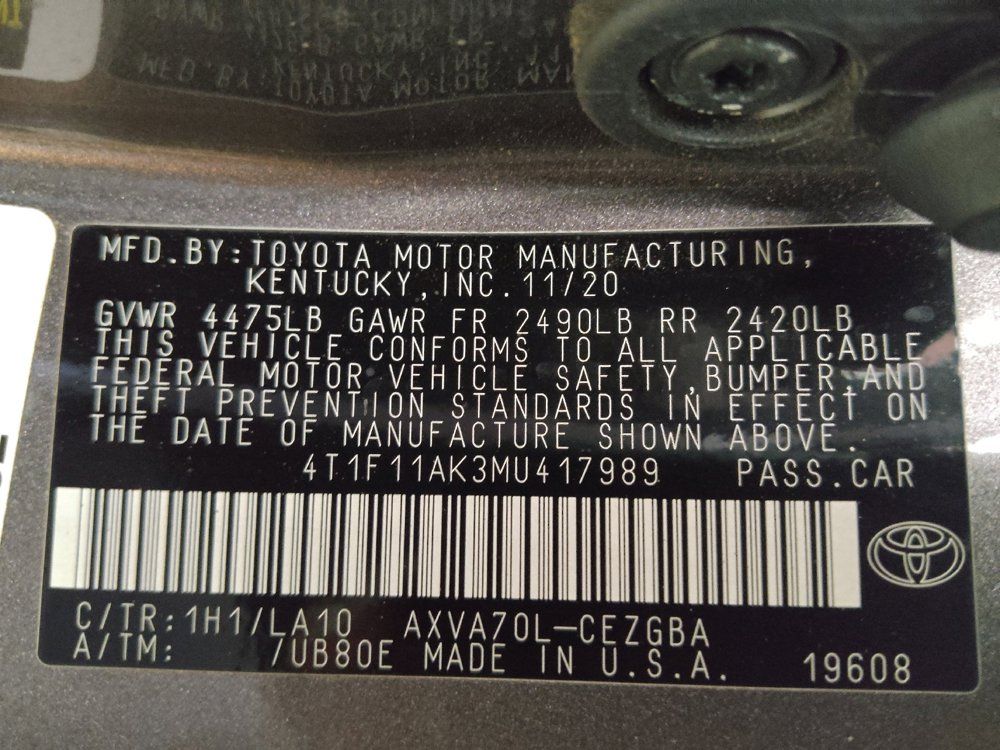Used 2021 Toyota Camry XLE w/ Navigation Package FWD image 33