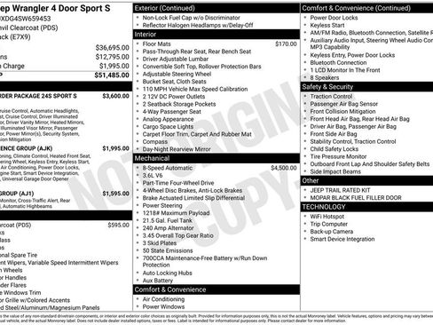 New 2025 Jeep Wrangler Sport S image 6