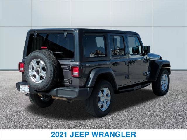 Used 2021 Jeep Wrangler Unlimited Sport AWD/4WD image 7