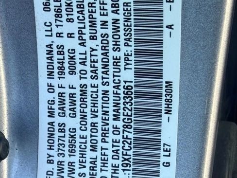 Used 2016 Honda Civic EX image 6