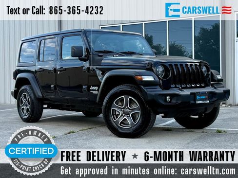 Used 2021 Jeep Wrangler Unlimited Sport AWD/4WD image 1