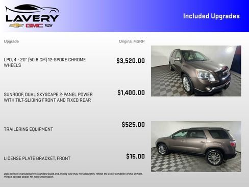 Used 2010 GMC Acadia SLT AWD/4WD image 7