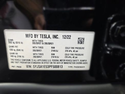 Used 2023 Tesla Model S Standard Range AWD/4WD image 14
