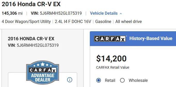 Used 2016 Honda CR-V EX image 3