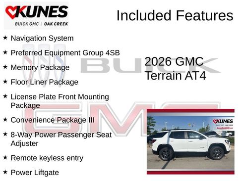 New 2026 GMC Terrain AT4 w/ Convenience Package III AWD/4WD image 2