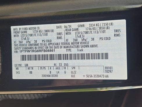 Used 2024 Ford F150 Raptor AWD/4WD image 35