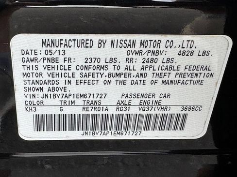 Used 2014 INFINITI Q50 w/ Deluxe Touring Package RWD image 40